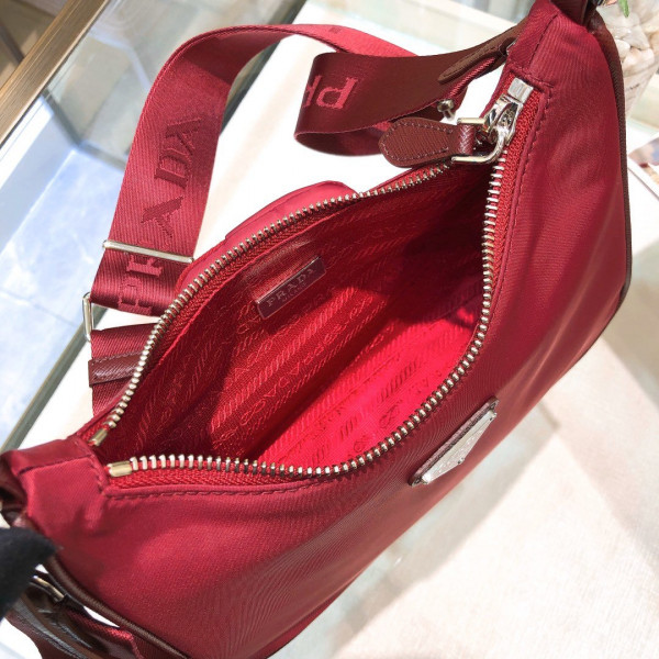 HOT SALE PRADA NYLON HOBO BAG