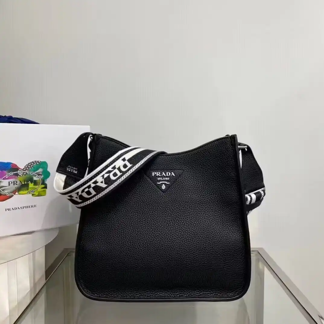 PRADA Leather hobo bag