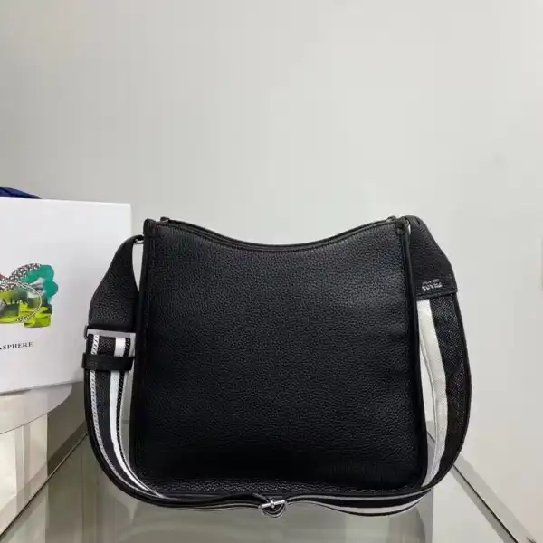 First bag ru PRADA Leather hobo bag