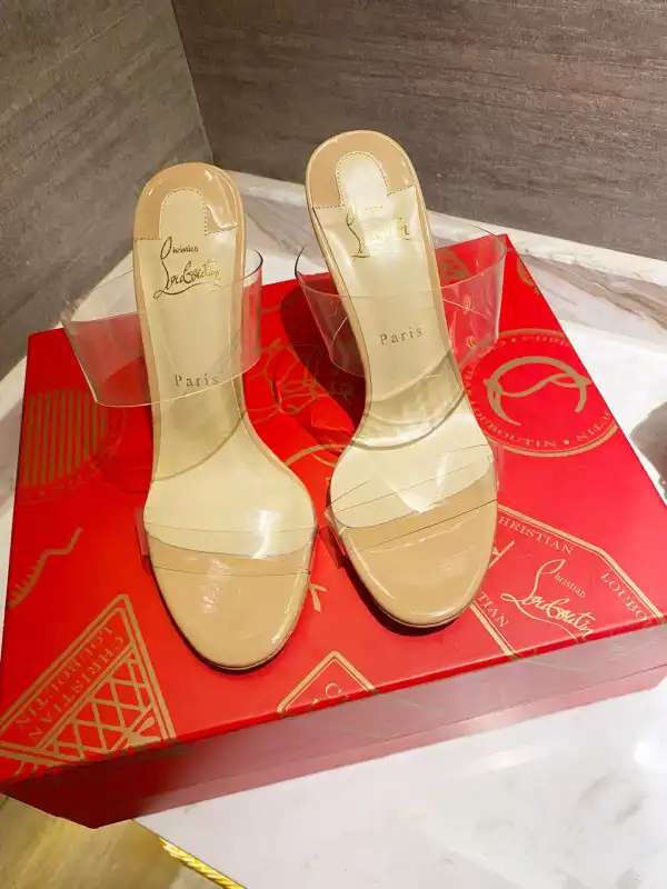 Bagsoffer Christian Louboutin Just Nothing Illusion Red Sole Sandals