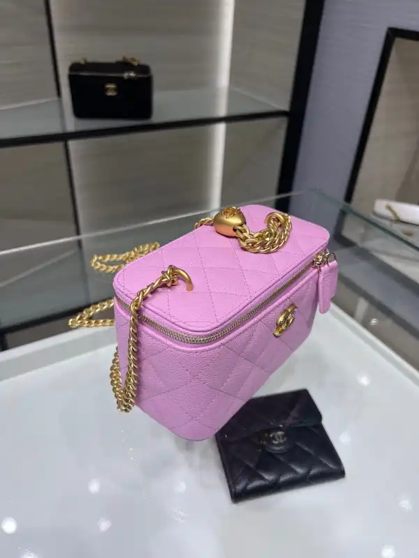 CHANEL SMALL VANITY WITH CHANELASSIC CHAIN