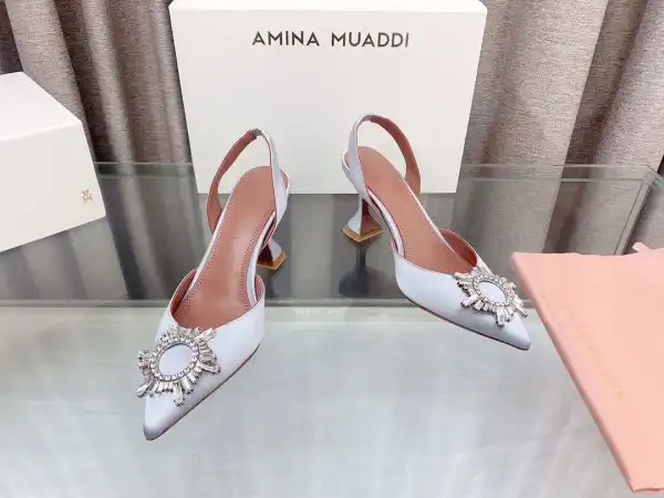 AMINA MUADDI Sling Heels