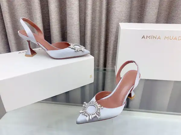 AMINA MUADDI Sling Heels