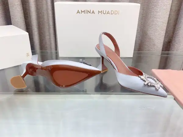 AMINA MUADDI Sling Heels