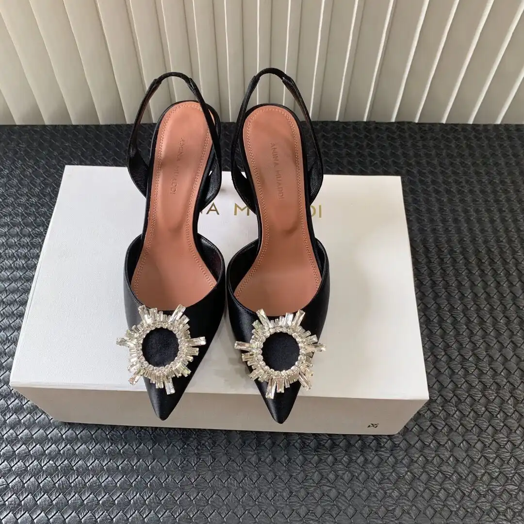 AMINA MUADDI Sling Heels