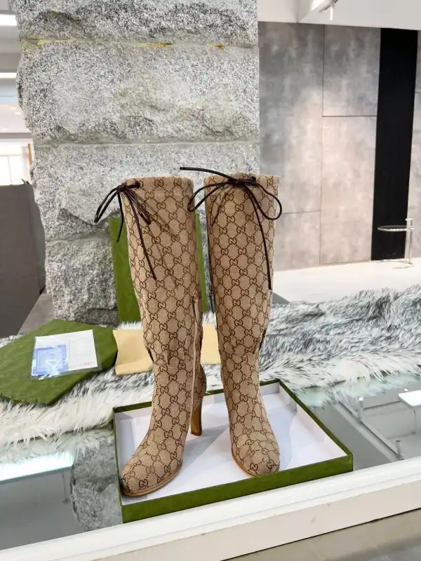 GUCCI GG HIGH BOOTS