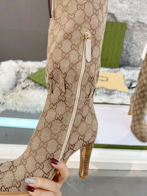 HOT SALE GUCCI GG HIGH BOOTS