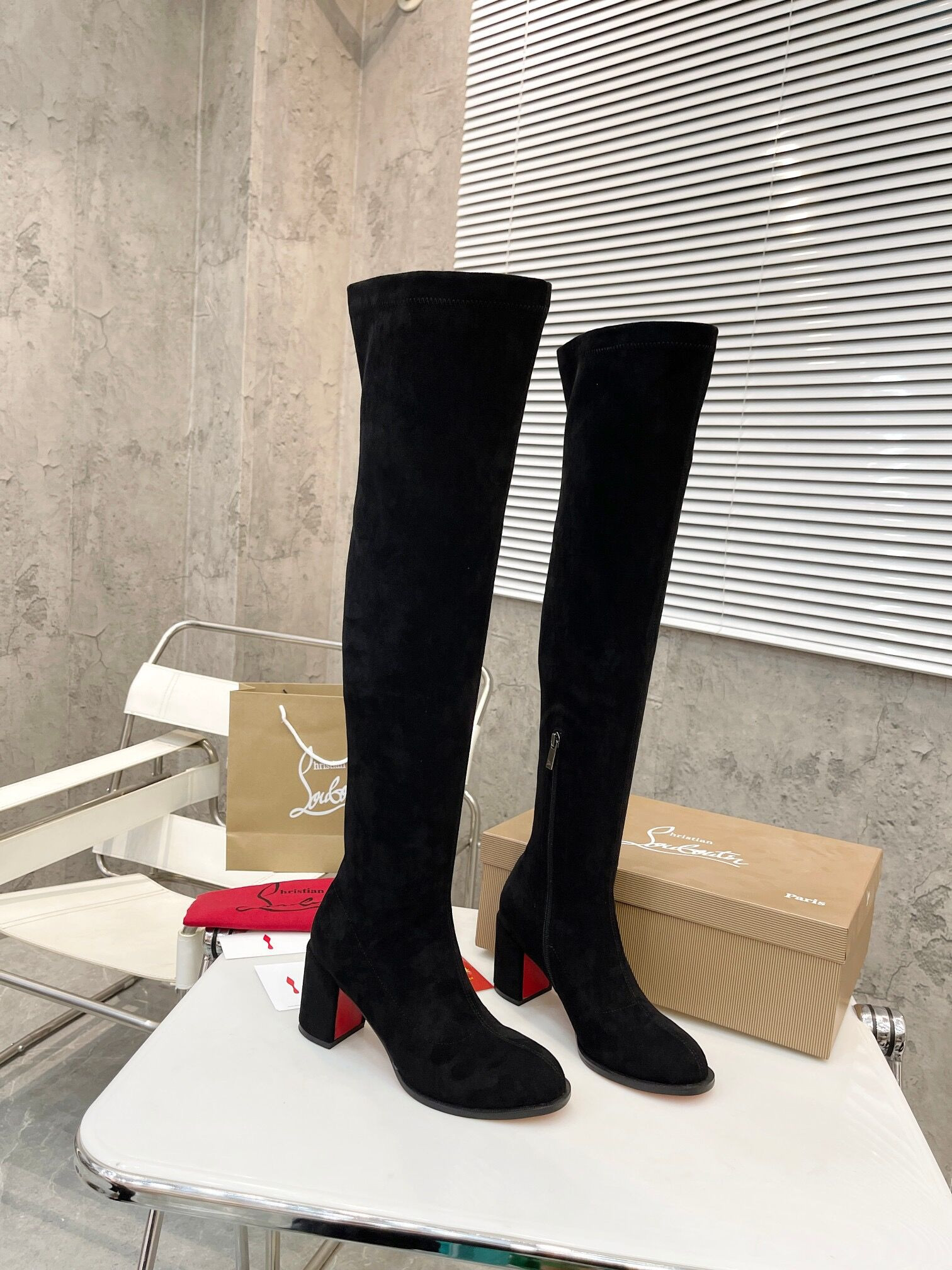 HOT SALE Christian Louboutin HIGH BOOTS