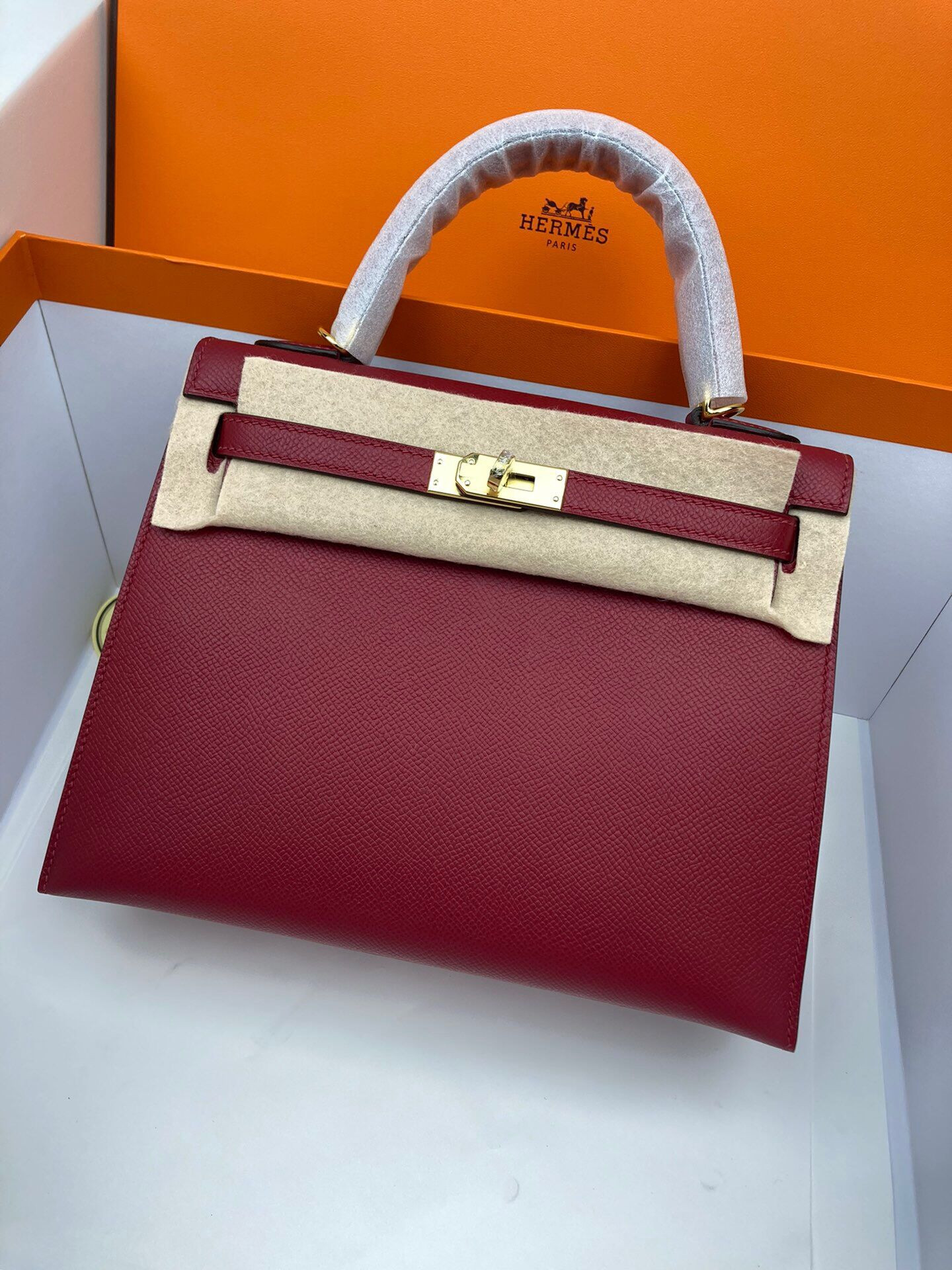 HOT SALE HERMES KELLY 25CM ALL HANDMADE