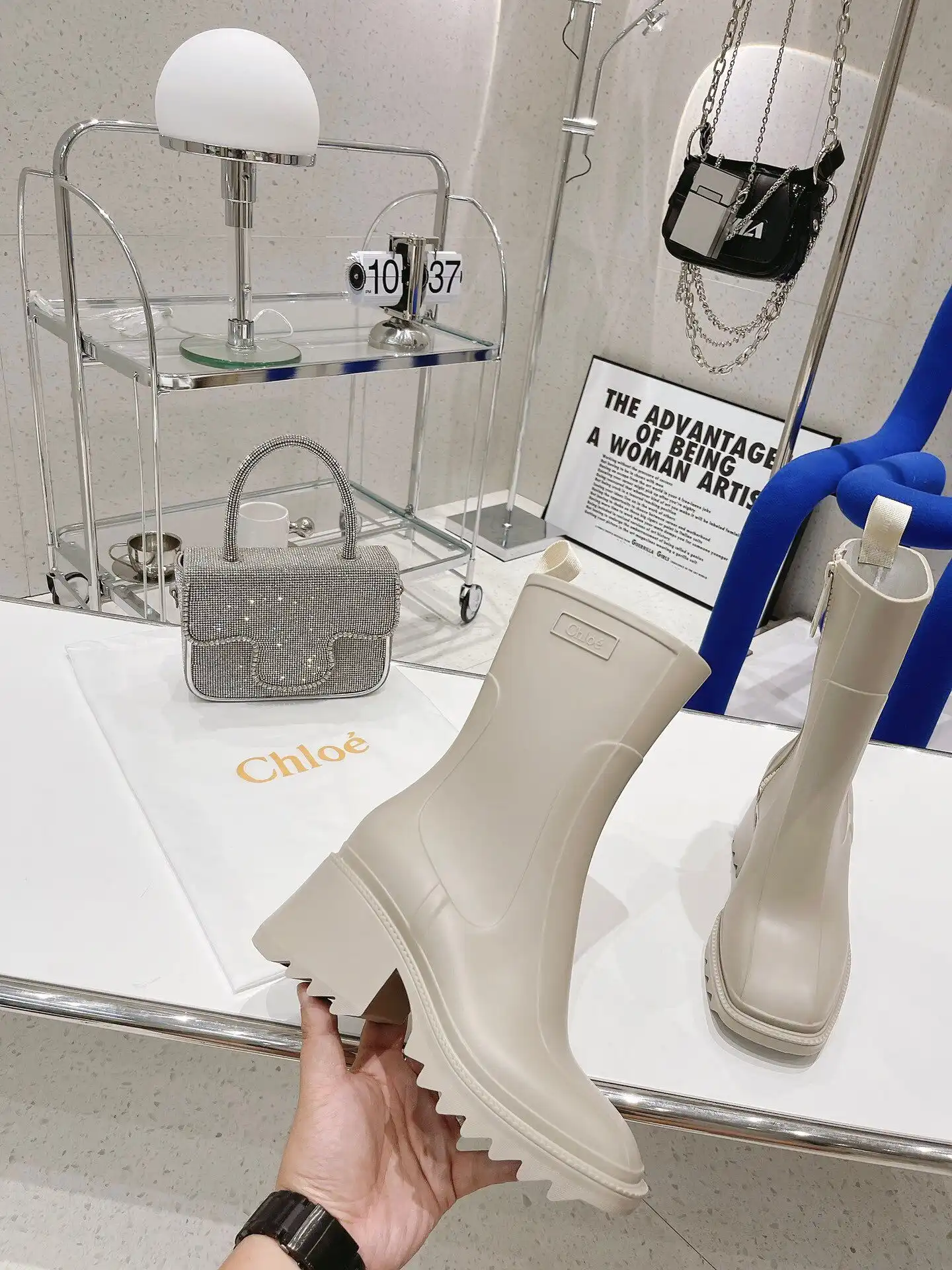 CHLOÉ RAIN BOOTS