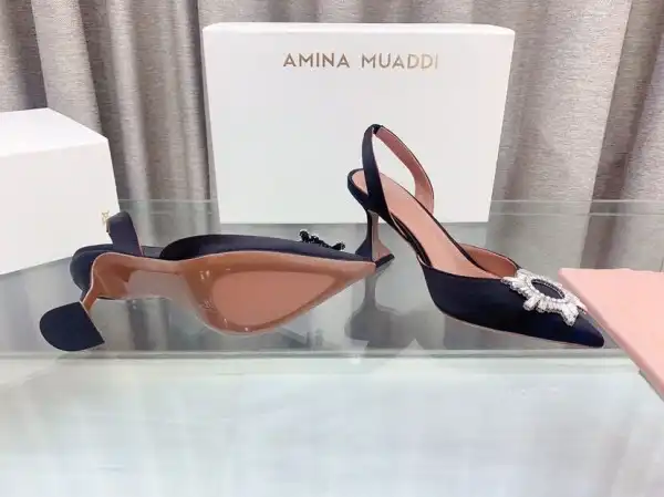 AMINA MUADDI Sling Heels