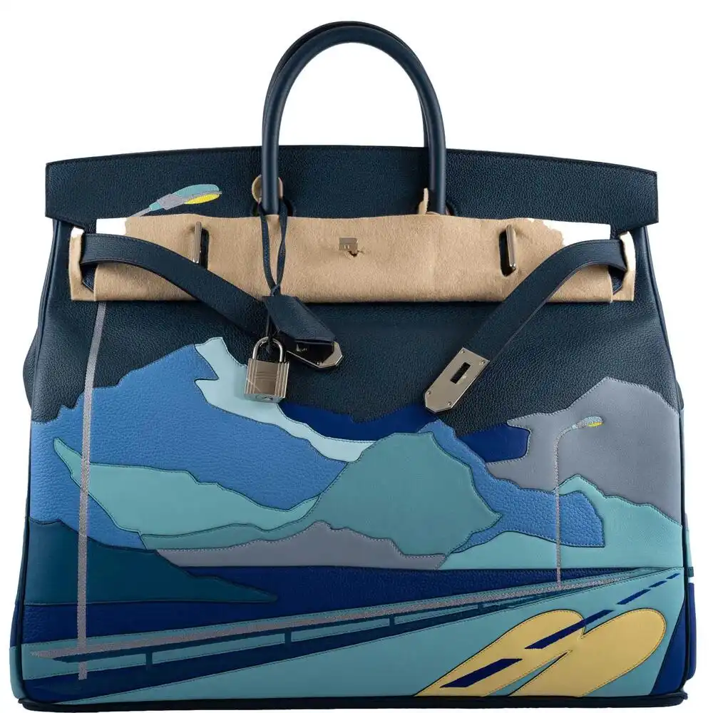 HERMÈS ENDLESS ROAD HAC BIRKIN 50 MULTICOLOR TOGO