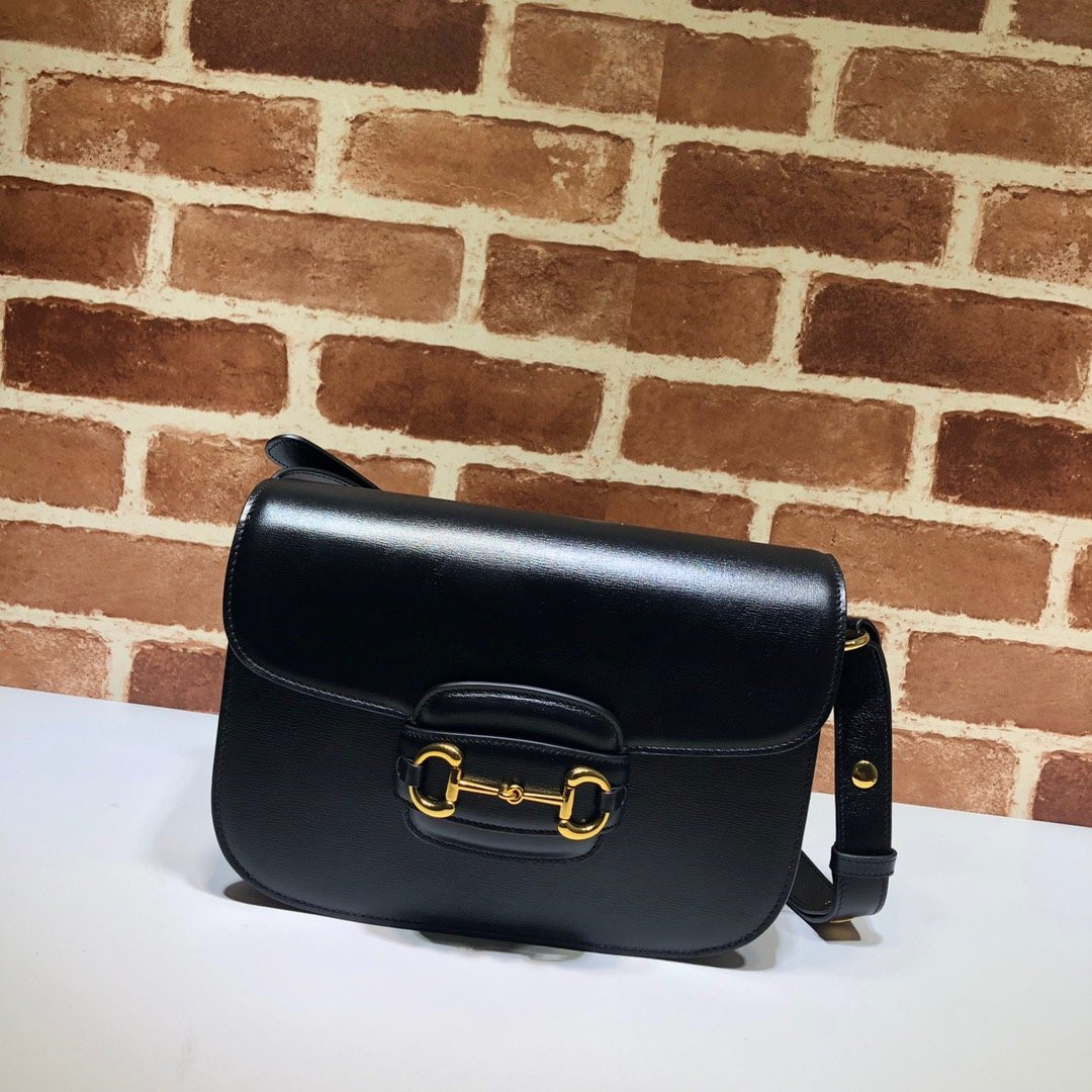 HOT SALE GUCCI 1955 Horsebit shoulder bag