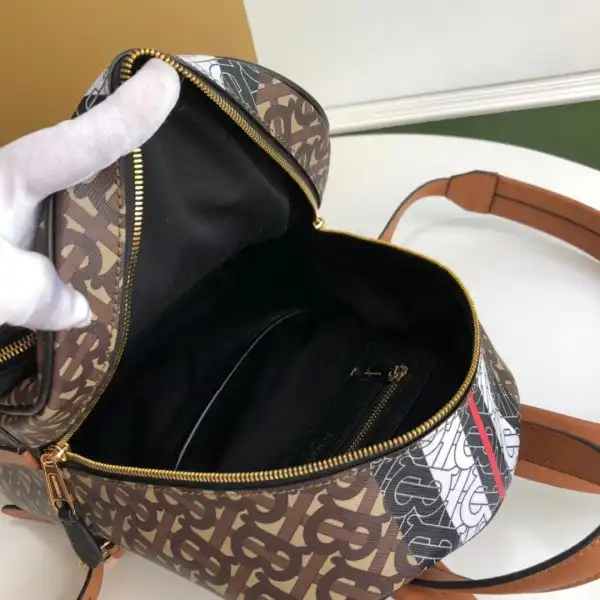 Yupoo bagsoffer BURBERRY TMONOGRAM STRIPE PRINT E-CANVAS BACKPACK