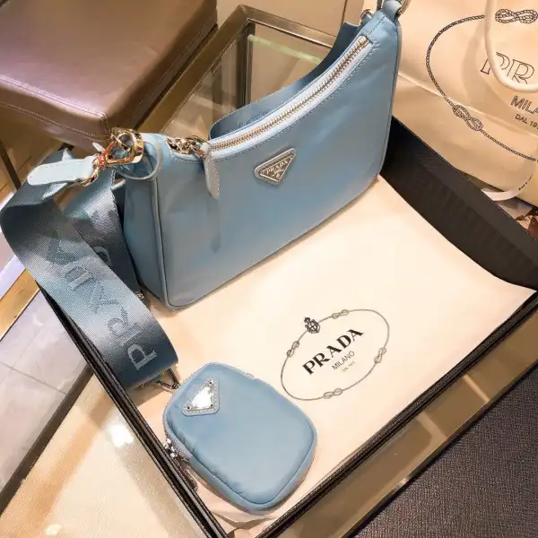 First bag ru PRADA NYLON HOBO BAG