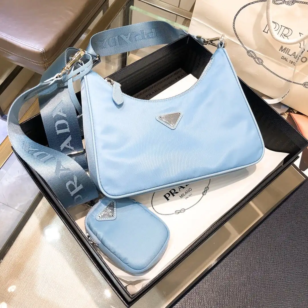 PRADA NYLON HOBO BAG