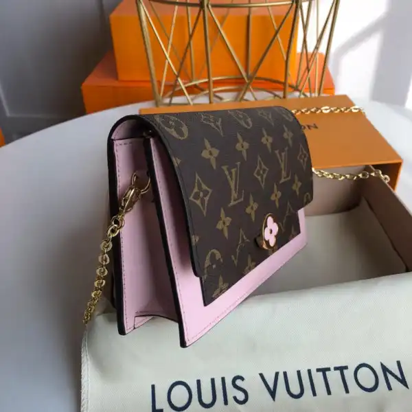 LOUIS VUITTON FLORE CHAIN WALLET