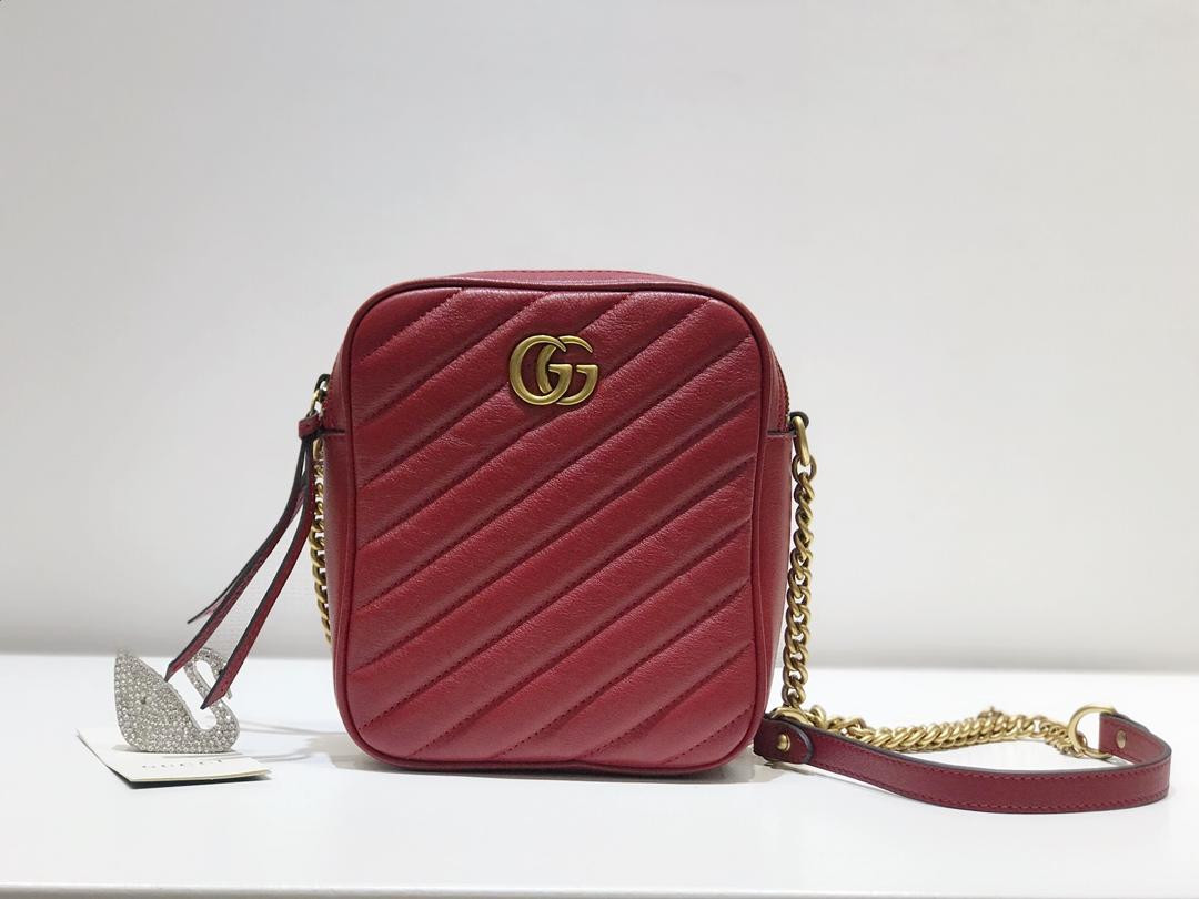 HOT SALE Gucci GG Marmont mini shoulder bag