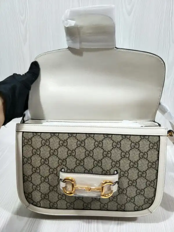 Affordable TO GUCCI 1955 Horsebit shoulder bag