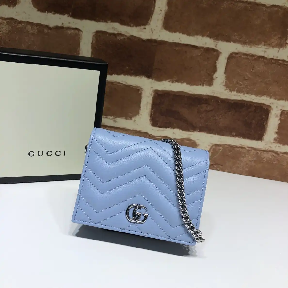 Frstbag ru GUCCI GG Marmont chain wallet