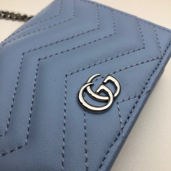 HOT SALE GUCCI GG Marmont chain wallet