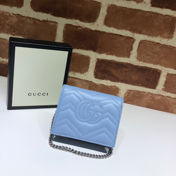 HOT SALE GUCCI GG Marmont chain wallet