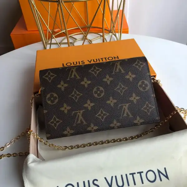 LOUIS VUITTON FLORE CHAIN WALLET