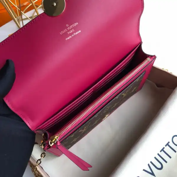 LOUIS VUITTON FLORE CHAIN WALLET