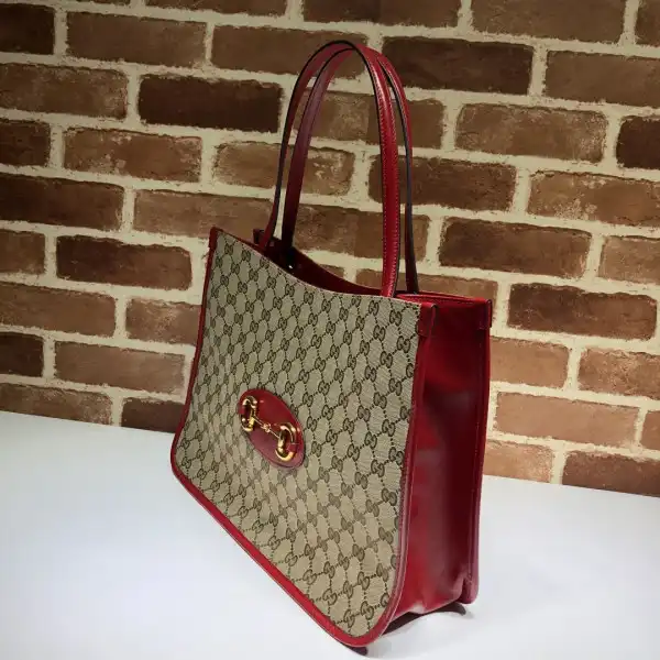 Cheap TO GUCCI 1955 Horsebit tote bag