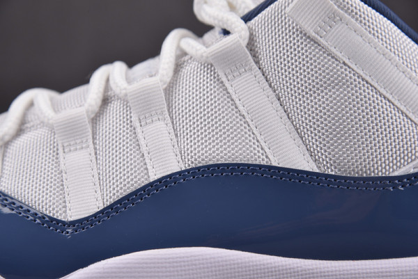 HOT SALE AIR JORDAN 11 LOW RETRO WHITE MIDNIGHT NAVY | FV5104-104