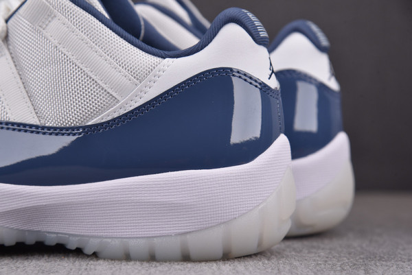 HOT SALE AIR JORDAN 11 LOW RETRO WHITE MIDNIGHT NAVY | FV5104-104