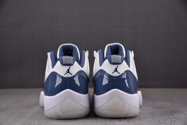 HOT SALE AIR JORDAN 11 LOW RETRO WHITE MIDNIGHT NAVY | FV5104-104