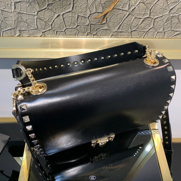 HOT SALE VALENTINO ROCKSTUD SMOOTH CALFSKIN CROSSBODY BAG