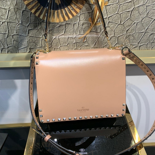 HOT SALE VALENTINO ROCKSTUD SMOOTH CALFSKIN CROSSBODY BAG