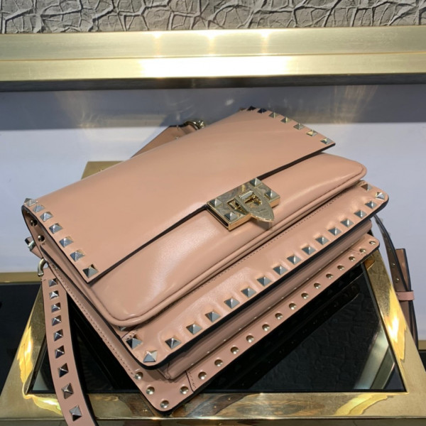 HOT SALE VALENTINO ROCKSTUD SMOOTH CALFSKIN CROSSBODY BAG