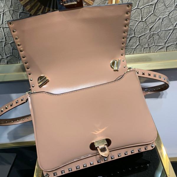 HOT SALE VALENTINO ROCKSTUD SMOOTH CALFSKIN CROSSBODY BAG