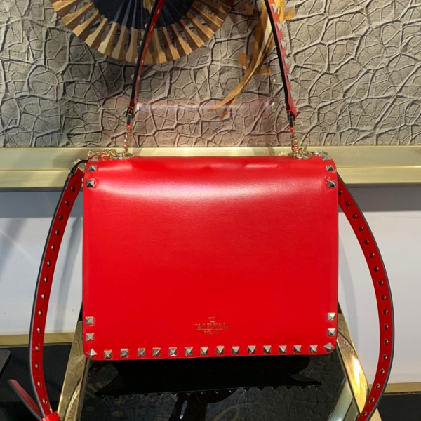 HOT SALE VALENTINO ROCKSTUD SMOOTH CALFSKIN CROSSBODY BAG