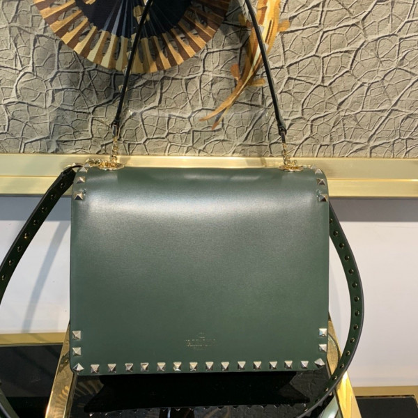 HOT SALE VALENTINO ROCKSTUD SMOOTH CALFSKIN CROSSBODY BAG