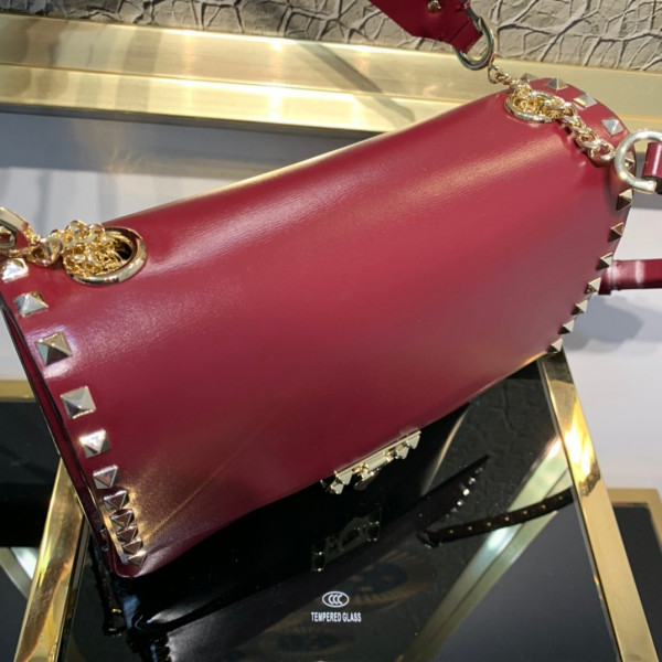 HOT SALE VALENTINO ROCKSTUD SMOOTH CALFSKIN CROSSBODY BAG