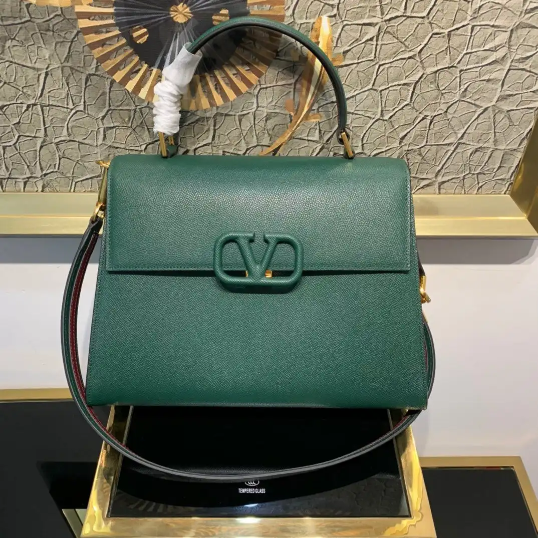 VALENTINO VSLING GRAINY CALFSKIN HANDBAG