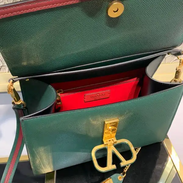 VALENTINO VSLING GRAINY CALFSKIN HANDBAG