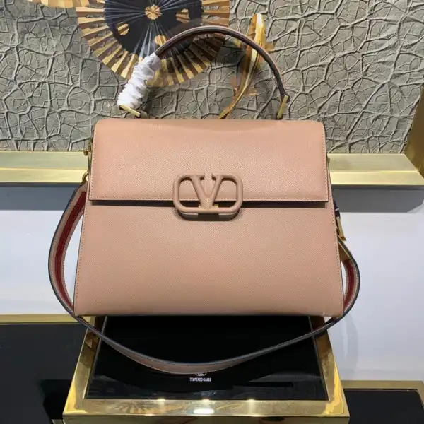 VALENTINO VSLING GRAINY CALFSKIN HANDBAG