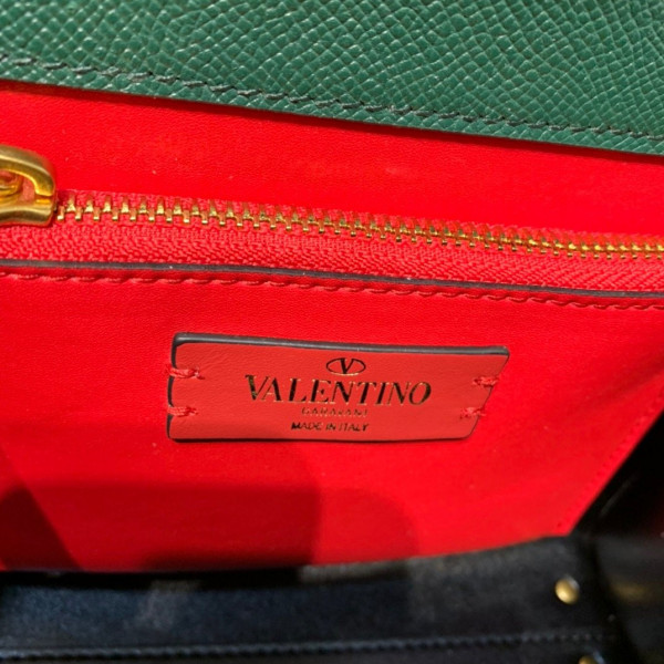 HOT SALE VALENTINO SMALL VSLING GRAINY CALFSKIN HANDBAG