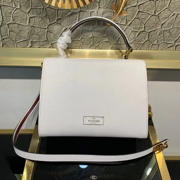 VALENTINO SMALL VSLING GRAINY CALFSKIN HANDBAG