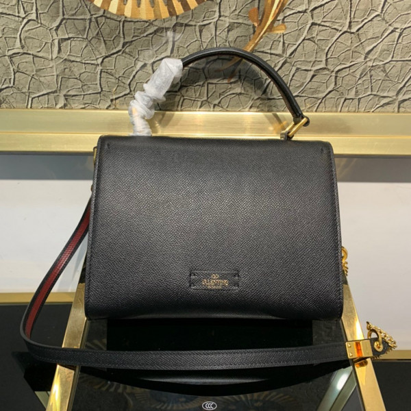 HOT SALE VALENTINO SMALL VSLING GRAINY CALFSKIN HANDBAG