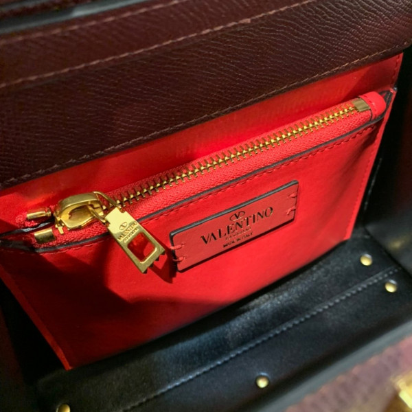 HOT SALE VALENTINO SMALL VSLING GRAINY CALFSKIN HANDBAG