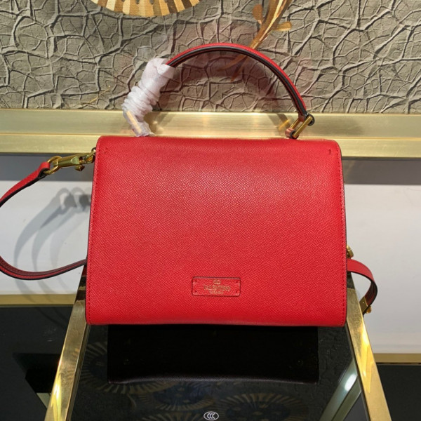 HOT SALE VALENTINO SMALL VSLING GRAINY CALFSKIN HANDBAG