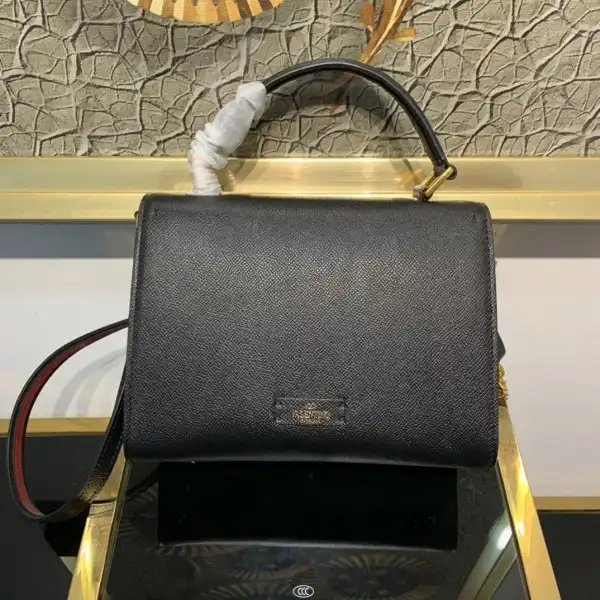 VALENTINO SMALL VSLING GRAINY CALFSKIN HANDBAG