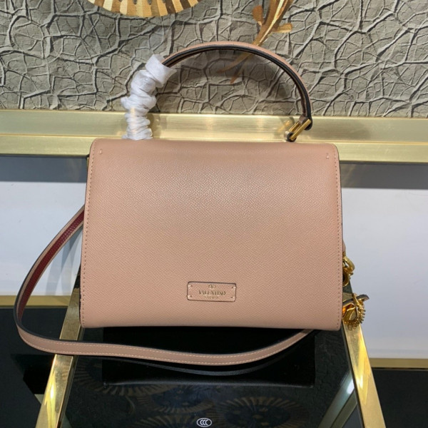 HOT SALE VALENTINO SMALL VSLING GRAINY CALFSKIN HANDBAG