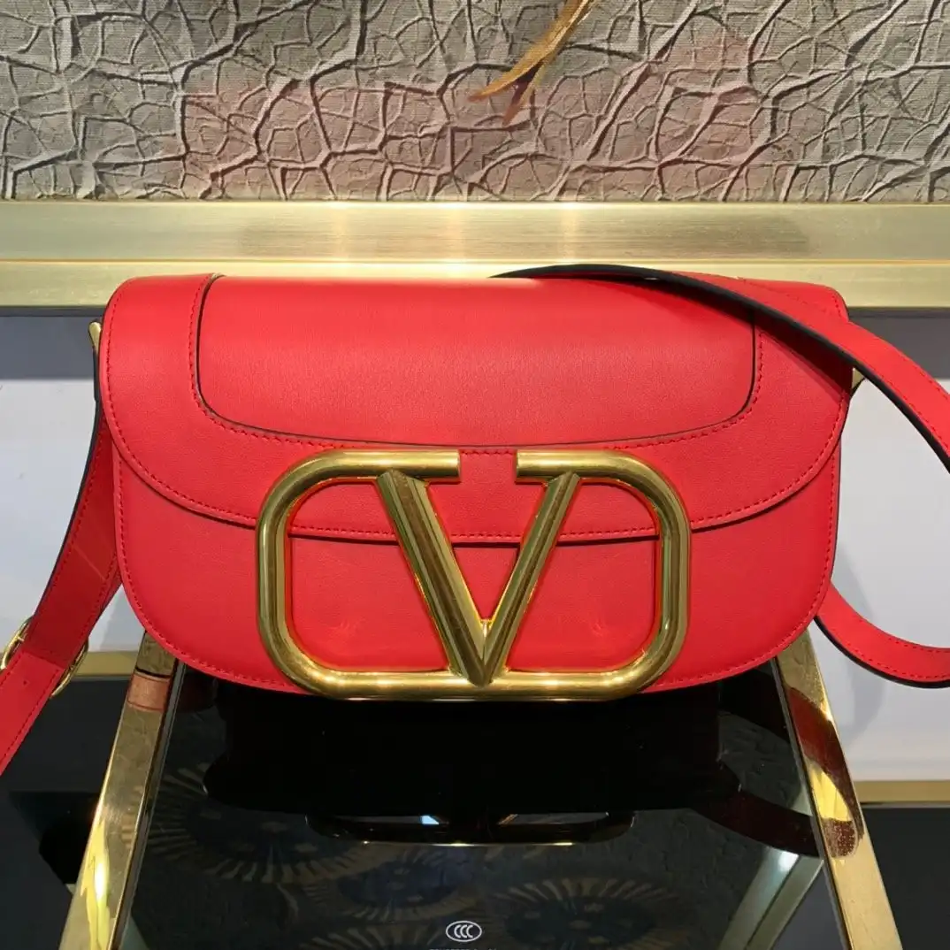 VALENTINO SUPERVEE CALFSKIN CROSSBODY BAG